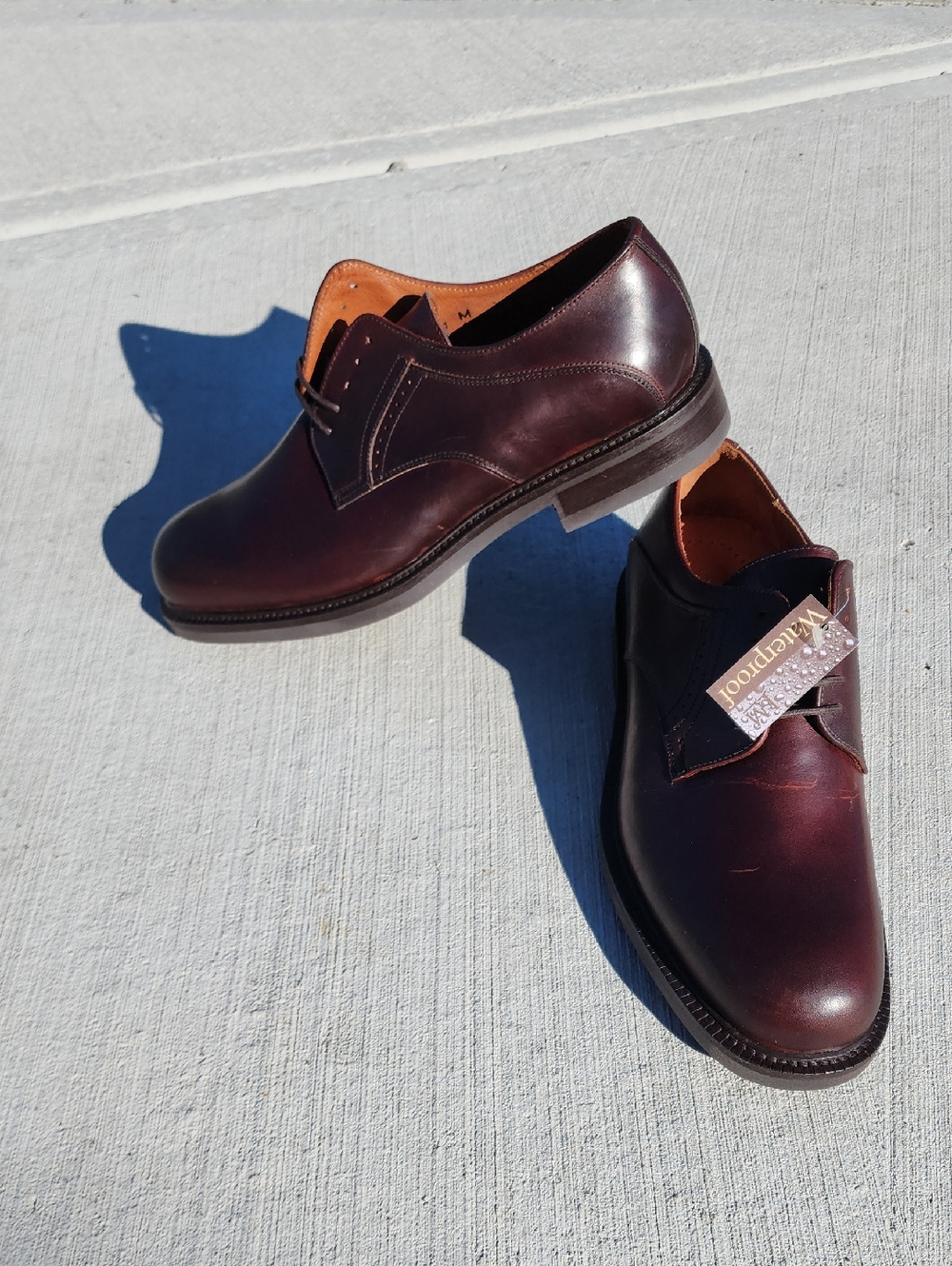 Johnston & Murphy Waterproof Passport Men's Derby Shoes Size 11 M